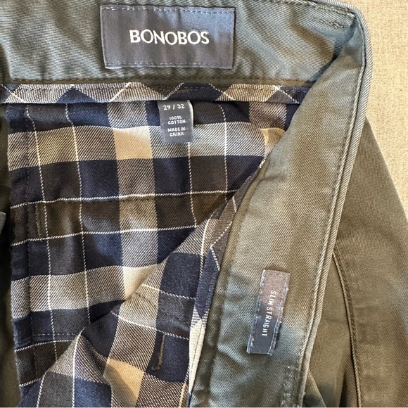 Bonobos Men's Olive Chinos - Picture 4 of 4